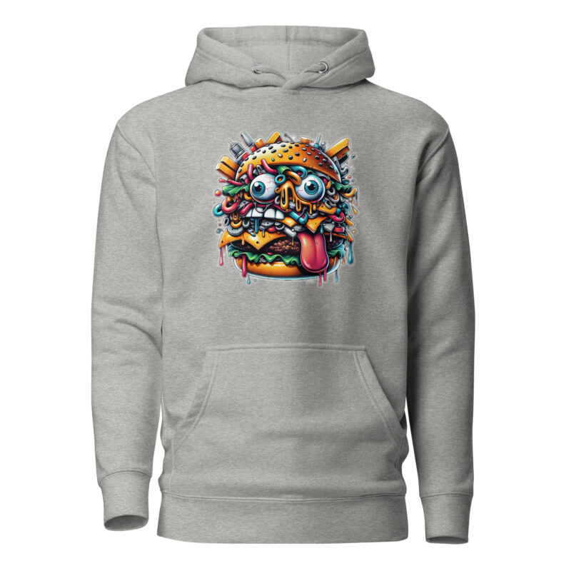 Verrückter Burger Unisex-Hoodie – Hoodies – klamottn.de