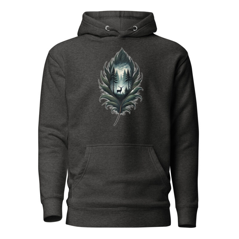 Magische Waldszene Unisex-Hoodie