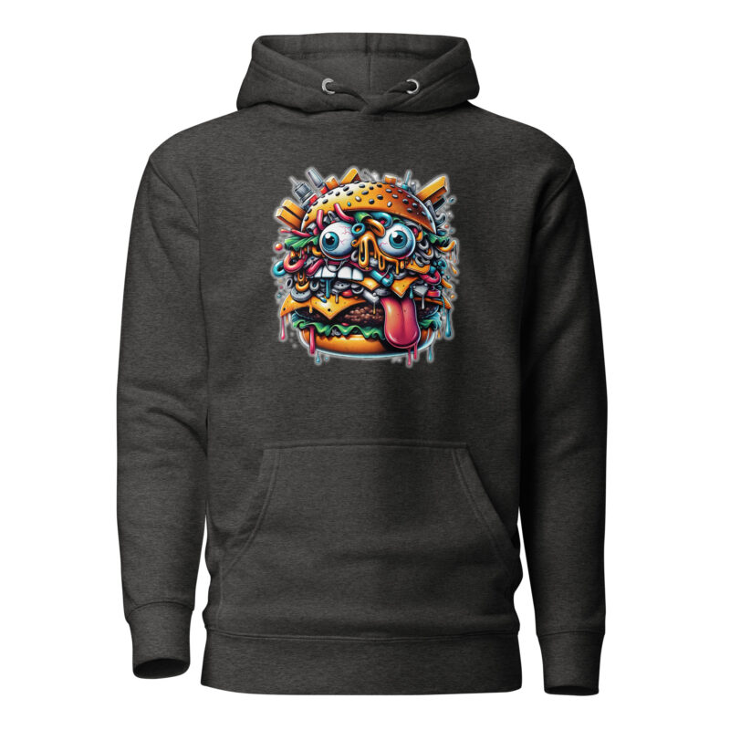 Verrückter Burger Unisex-Hoodie – Hoodies – klamottn.de