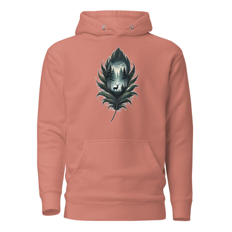 Magische Waldszene Unisex-Hoodie