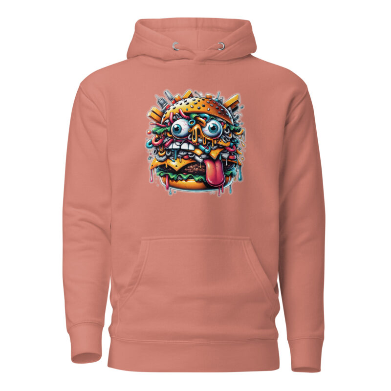 Verrückter Burger Unisex-Hoodie – Hoodies – klamottn.de
