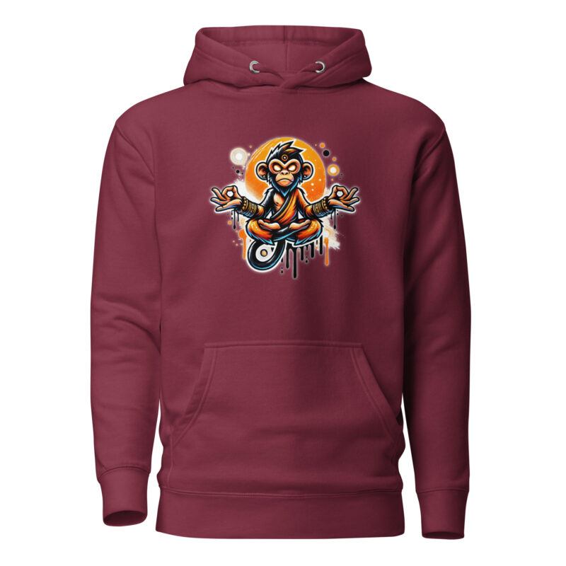 Meditierender Affe Unisex-Hoodie – Hoodies – klamottn.de