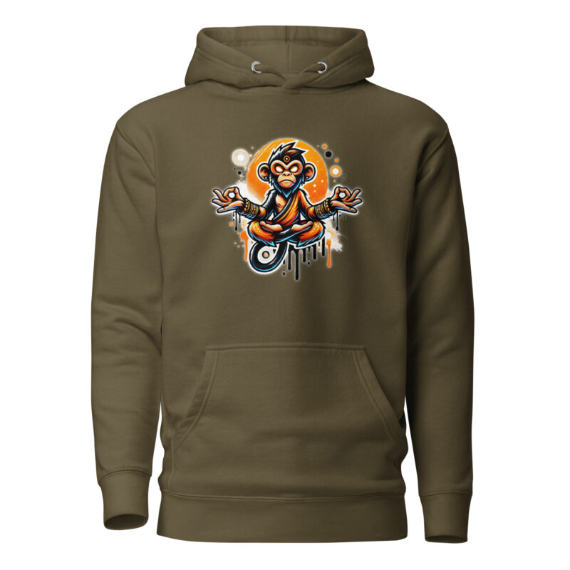 Meditierender Affe Unisex-Hoodie – Hoodies – klamottn.de