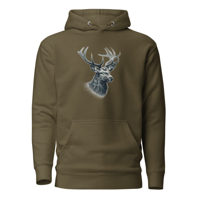 Majestätischer Hirsch im Mosaik-Stil Unisex-Hoodie – Hoodies – klamottn.de