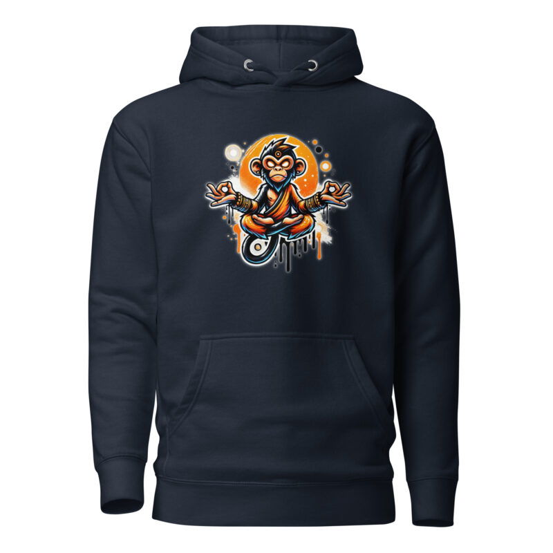 Meditierender Affe Unisex-Hoodie – Hoodies – klamottn.de