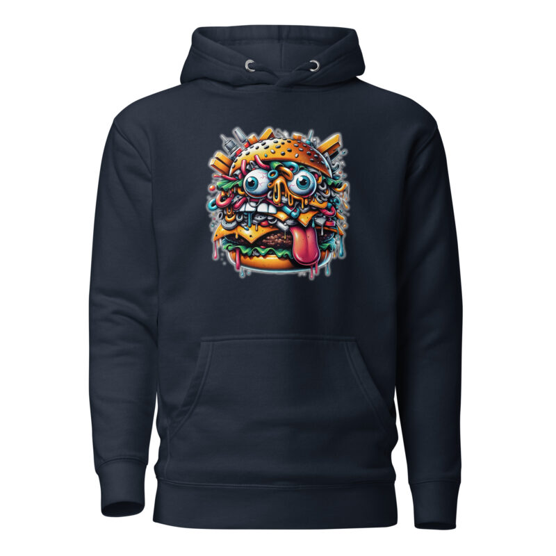 Verrückter Burger Unisex-Hoodie – Hoodies – klamottn.de