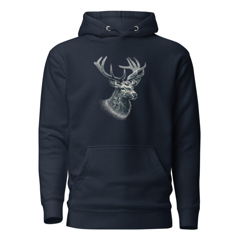 Majestätischer Hirsch im Mosaik-Stil Unisex-Hoodie – Hoodies – klamottn.de