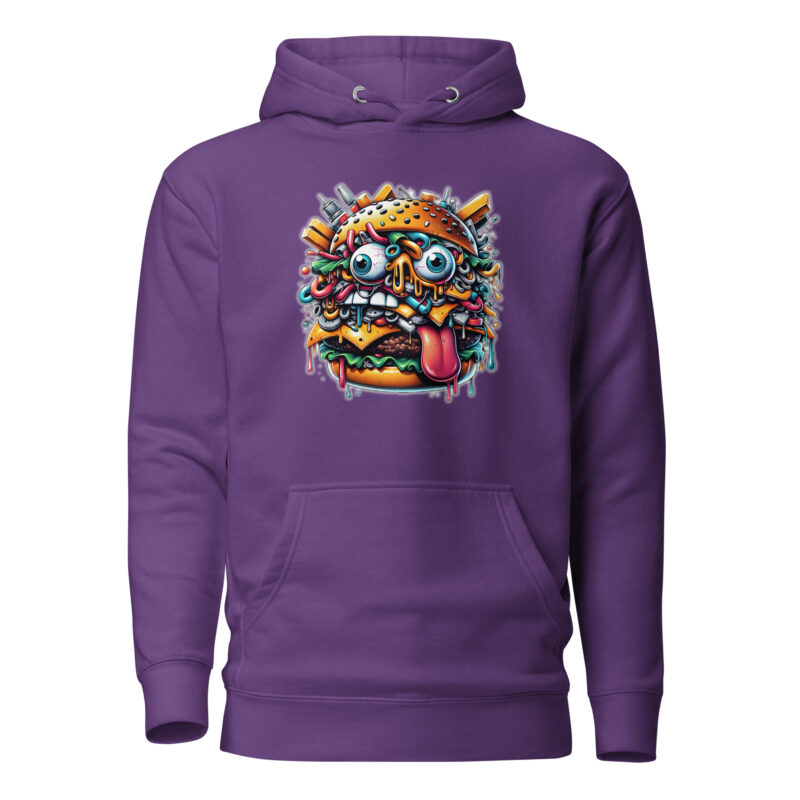 Verrückter Burger Unisex-Hoodie – Hoodies – klamottn.de