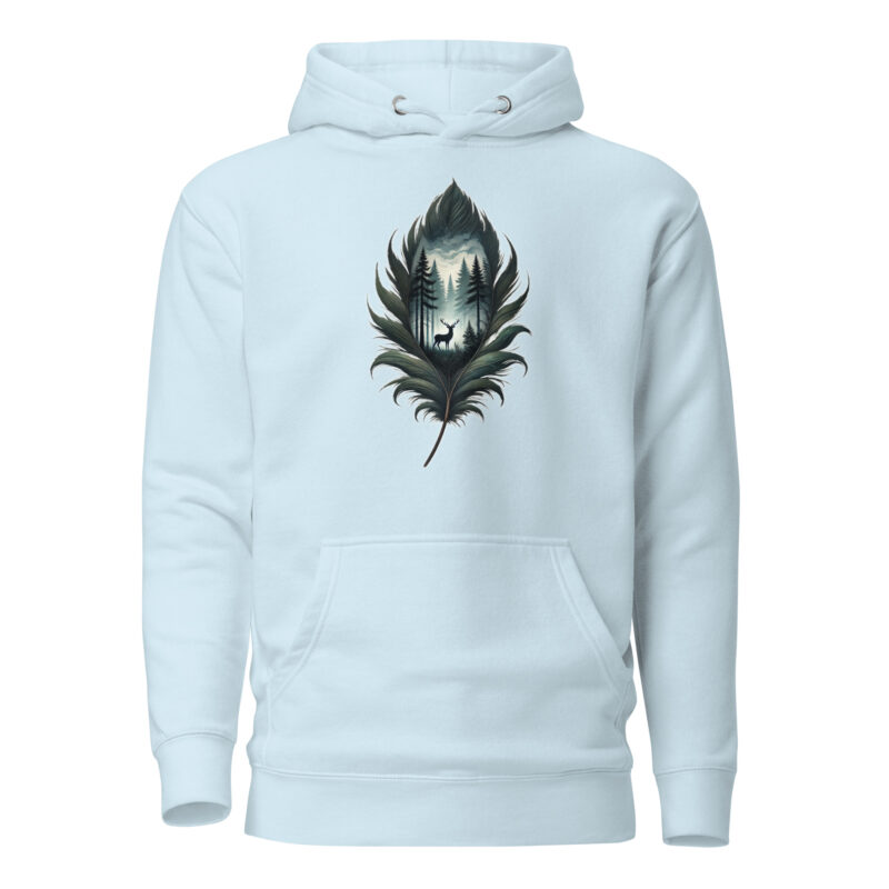 Magische Waldszene Unisex-Hoodie
