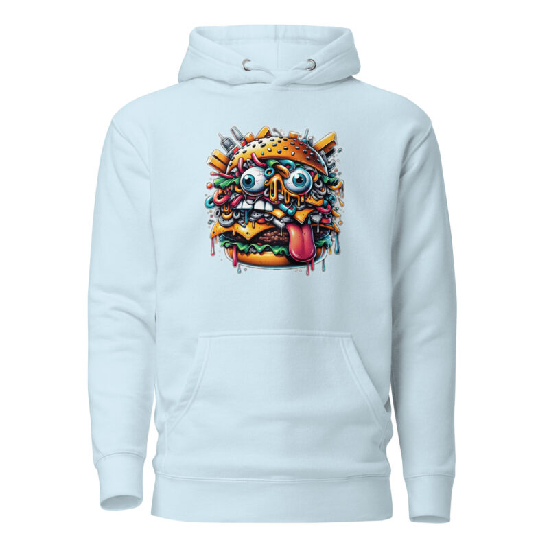 Verrückter Burger Unisex-Hoodie – Hoodies – klamottn.de