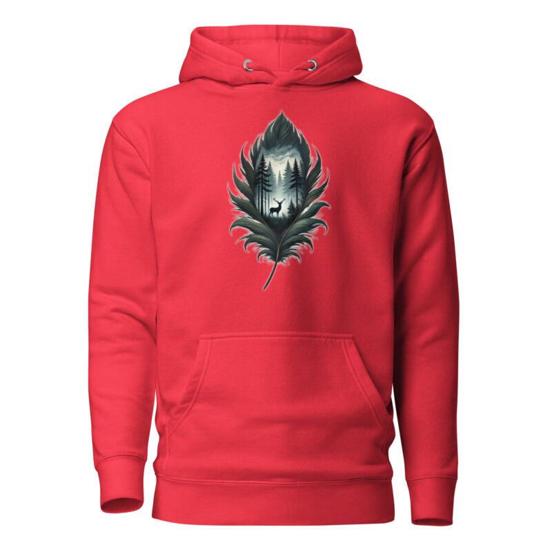 Magische Waldszene Unisex-Hoodie