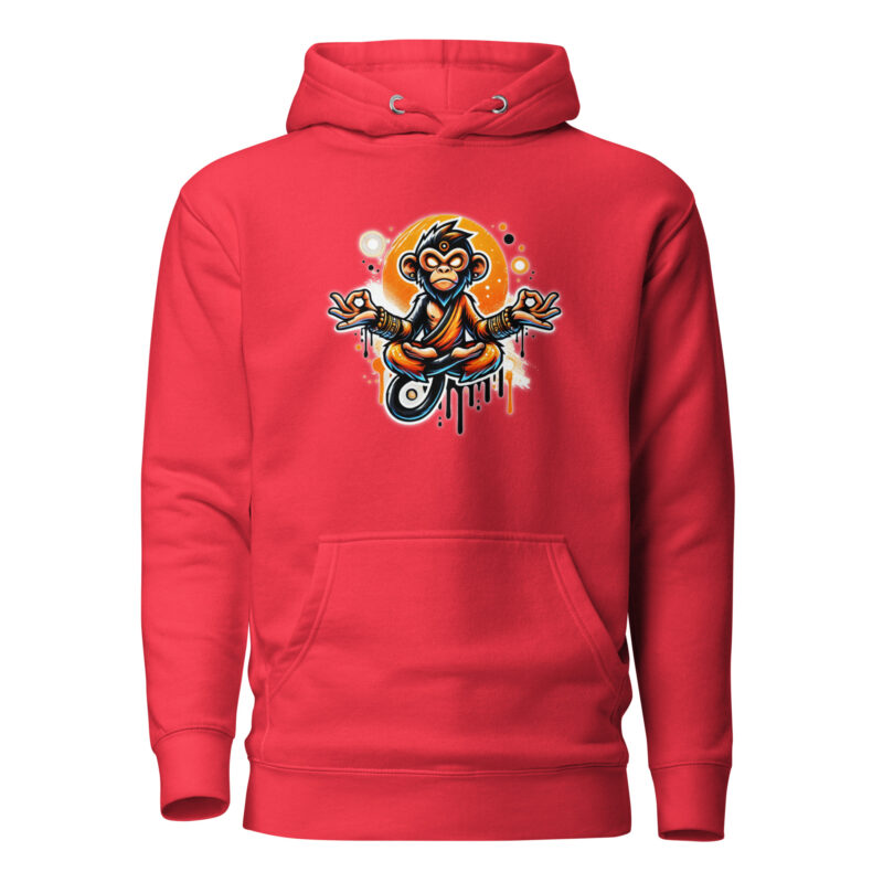 Meditierender Affe Unisex-Hoodie – Hoodies – klamottn.de