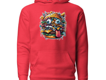Verrückter Burger Unisex-Hoodie – Hoodies – klamottn.de Verrückter Burger Unisex-Hoodie – Hoodies – klamottn.de