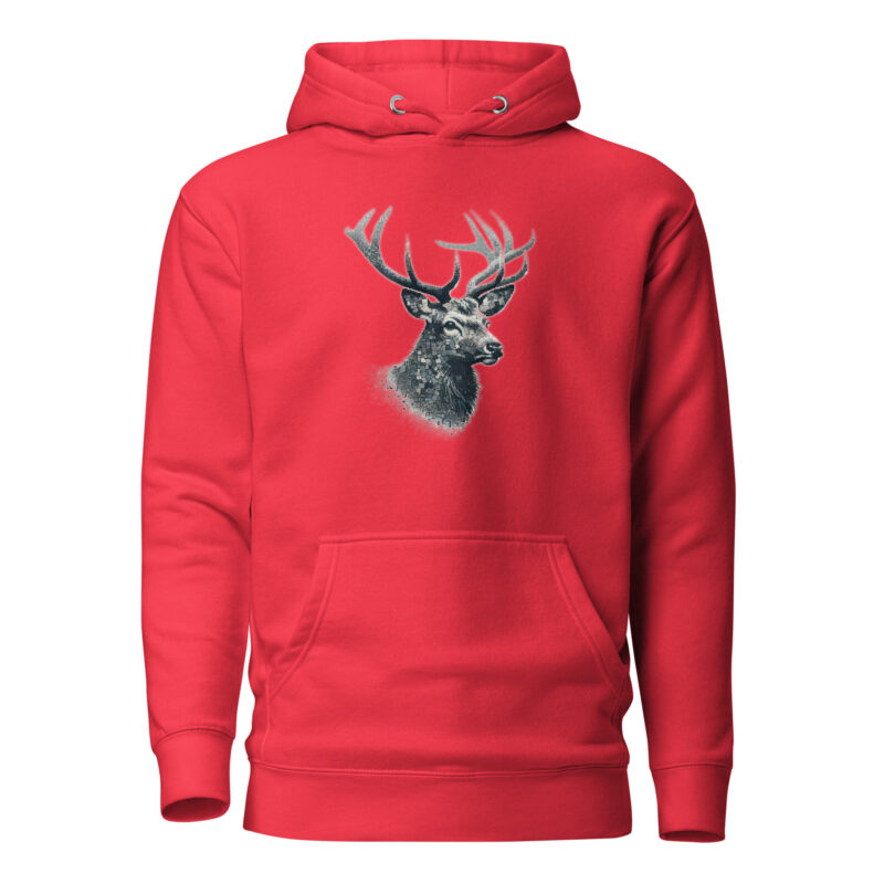 Majestätischer Hirsch im Mosaik-Stil Unisex-Hoodie – Hoodies – klamottn.de