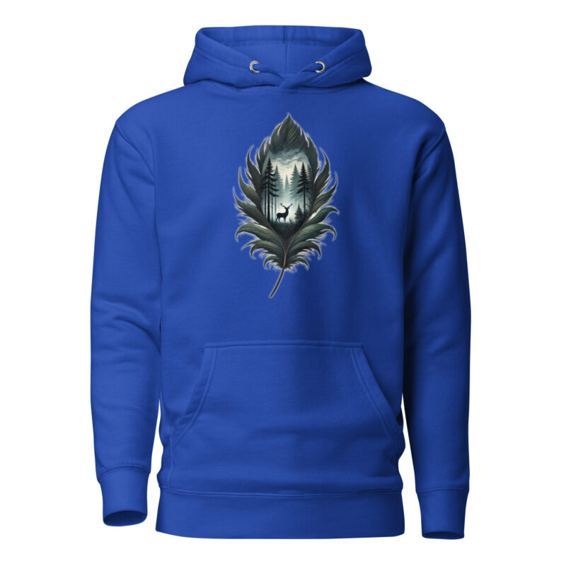 Magische Waldszene Unisex-Hoodie