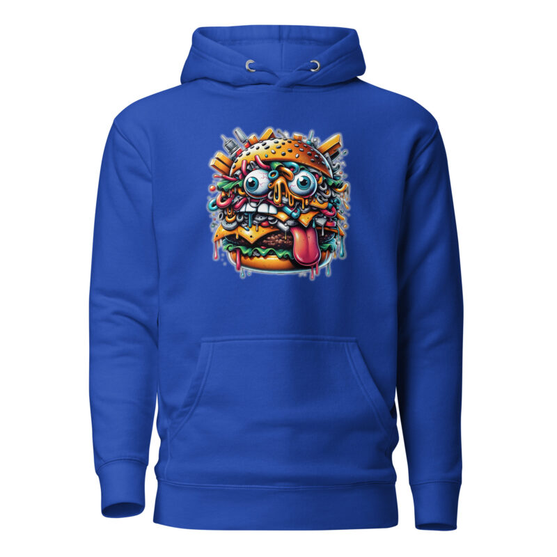 Verrückter Burger Unisex-Hoodie – Hoodies – klamottn.de