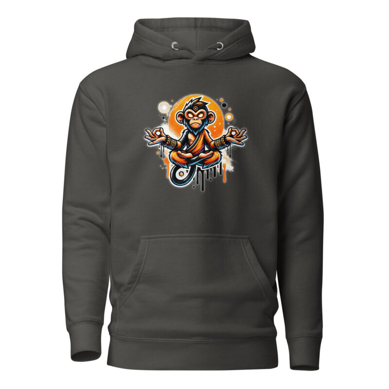 Meditierender Affe Unisex-Hoodie – Hoodies – klamottn.de