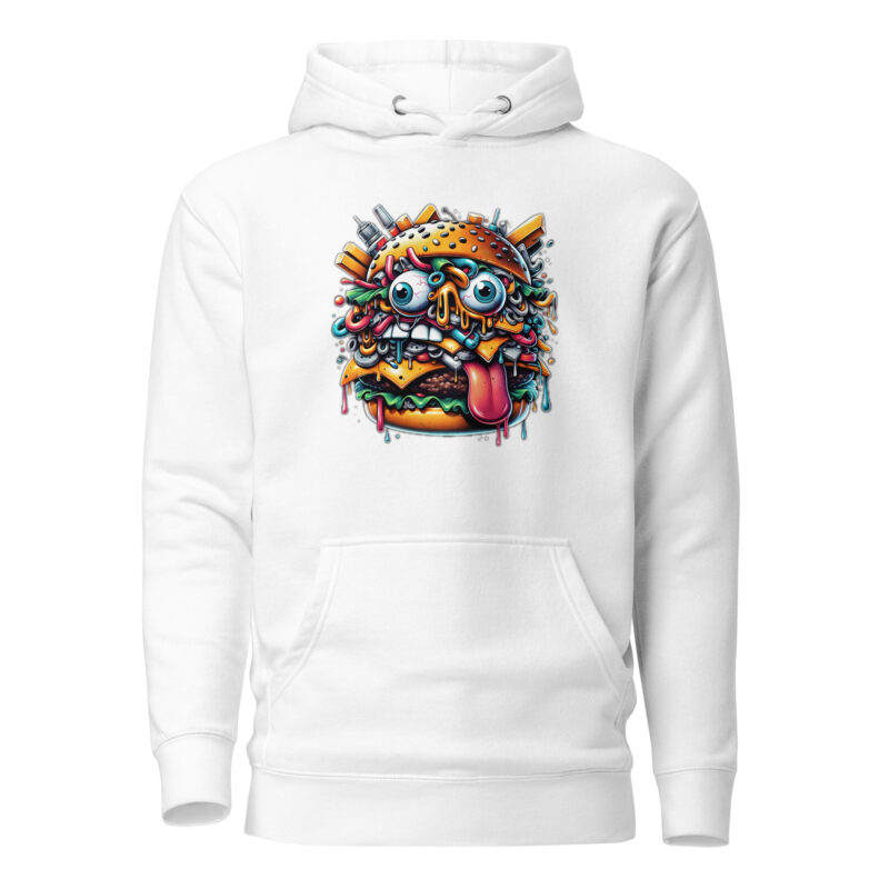 Verrückter Burger Unisex-Hoodie – Hoodies – klamottn.de
