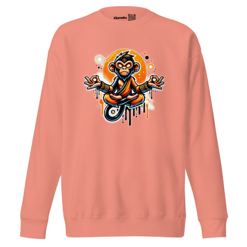 Meditierender Affe Unisex-Sweatshirt – Sweatshirts – klamottn.de