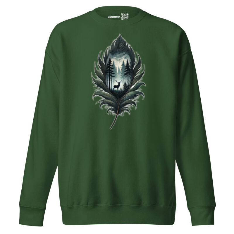 Magische Waldszene Unisex-Sweatshirt – Sweatshirts – klamottn.de