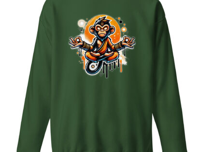 Meditierender Affe Unisex-Sweatshirt – Sweatshirts – klamottn.de Meditierender Affe Unisex-Sweatshirt – Sweatshirts – klamottn.de