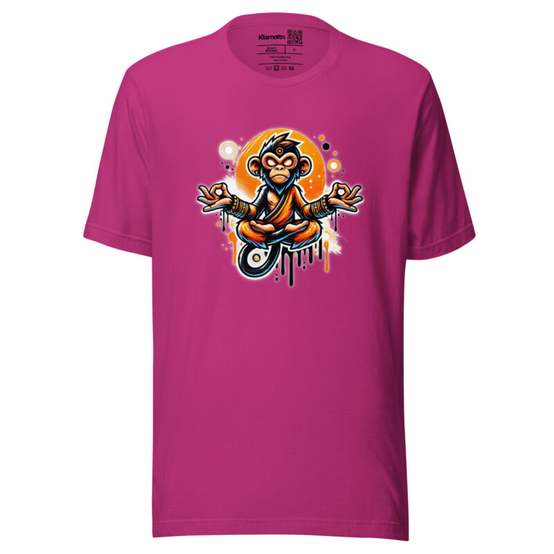 Meditierender Affe Unisex-T-Shirt – T-Shirts – klamottn.de