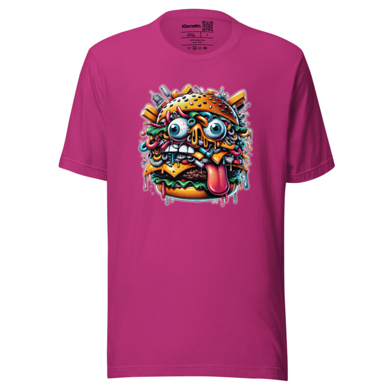 Verrückter Burger Unisex-T-Shirt – T-Shirts – klamottn.de