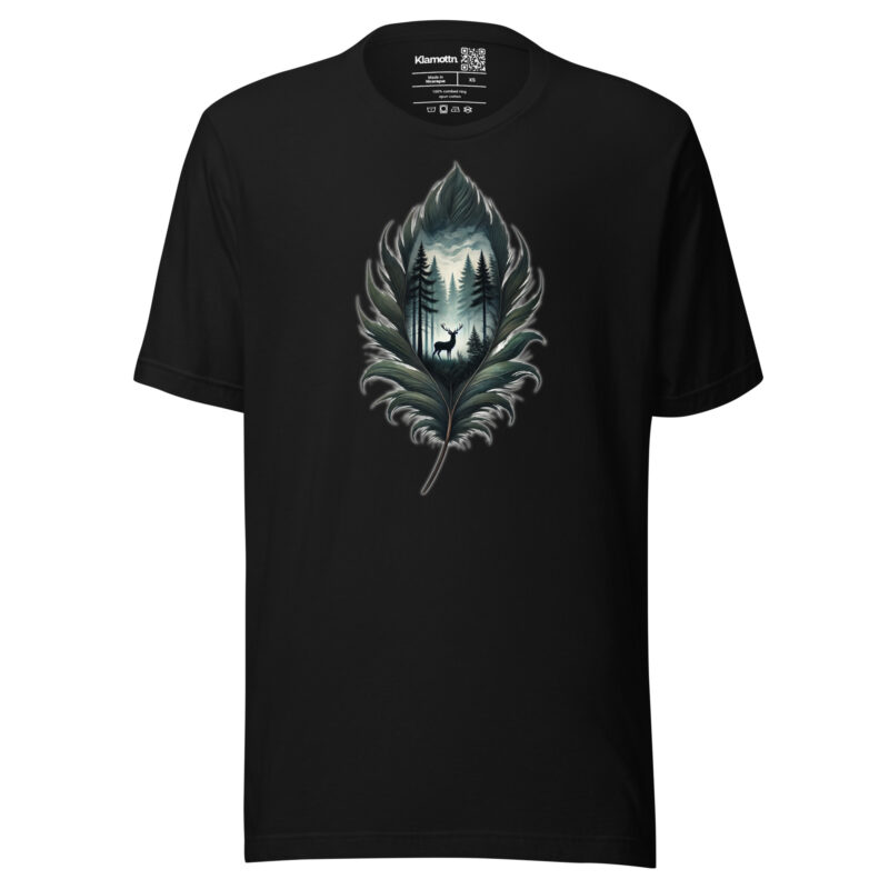 Magische Waldszene Unisex-T-Shirt