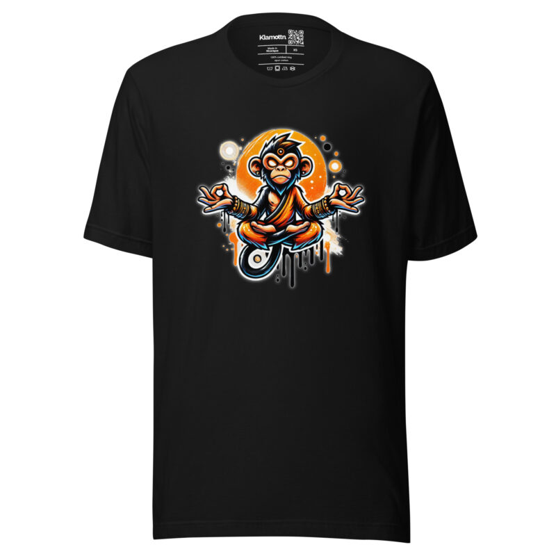 Meditierender Affe Unisex-T-Shirt – T-Shirts – klamottn.de