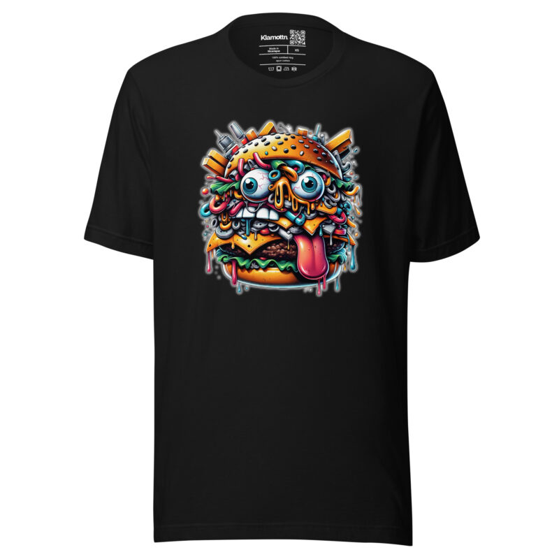 Verrückter Burger Unisex-T-Shirt – T-Shirts – klamottn.de