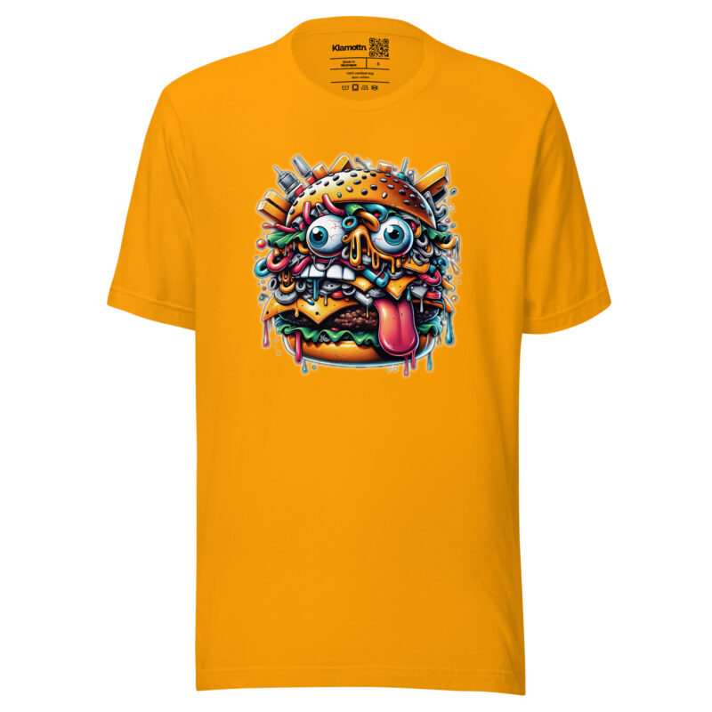 Verrückter Burger Unisex-T-Shirt – T-Shirts – klamottn.de
