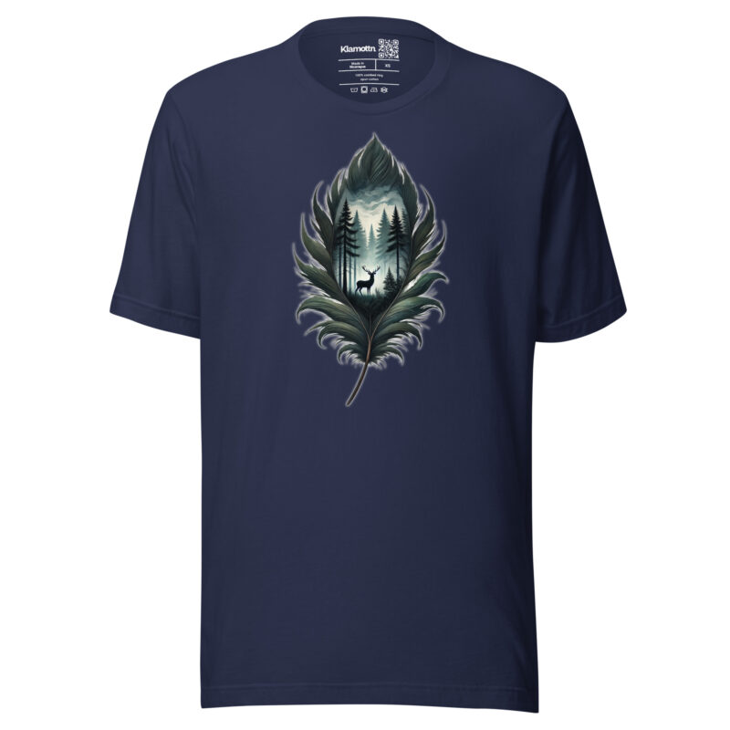 Magische Waldszene Unisex-T-Shirt