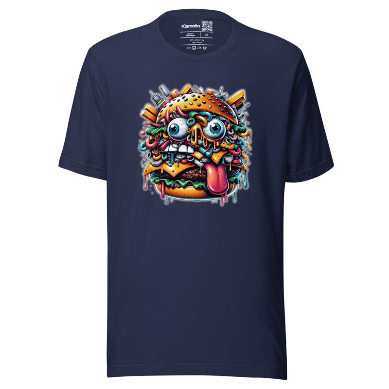 Verrückter Burger Unisex-T-Shirt – T-Shirts – klamottn.de