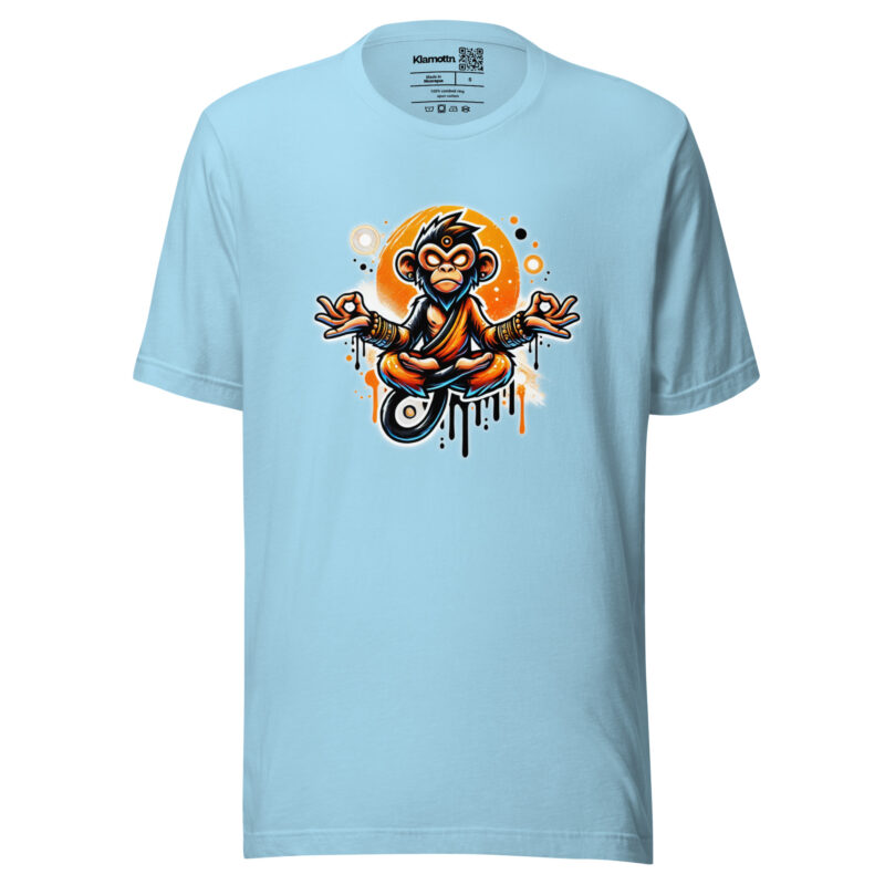 Meditierender Affe Unisex-T-Shirt – T-Shirts – klamottn.de