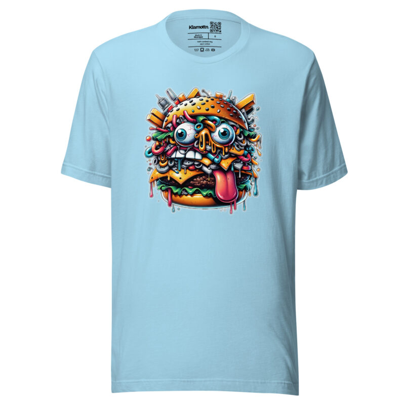 Verrückter Burger Unisex-T-Shirt – T-Shirts – klamottn.de