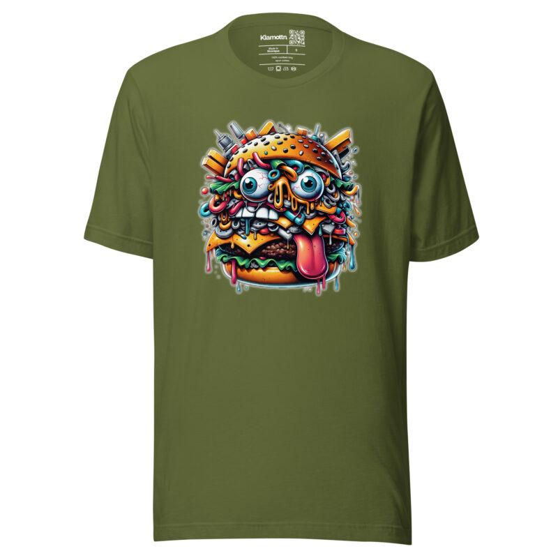 Verrückter Burger Unisex-T-Shirt – T-Shirts – klamottn.de