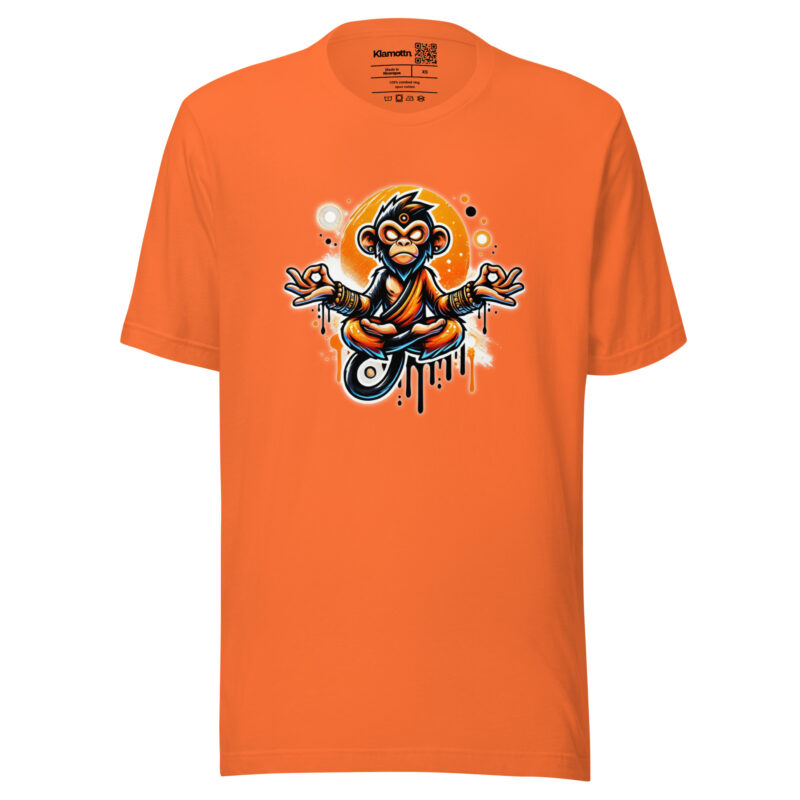 Meditierender Affe Unisex-T-Shirt – T-Shirts – klamottn.de