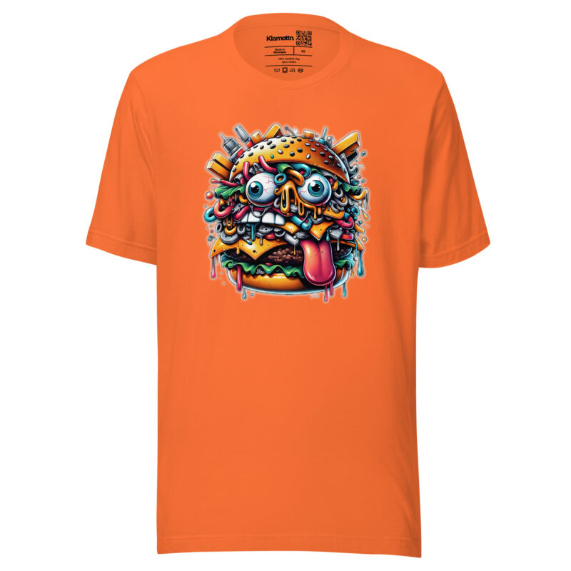 Verrückter Burger Unisex-T-Shirt – T-Shirts – klamottn.de