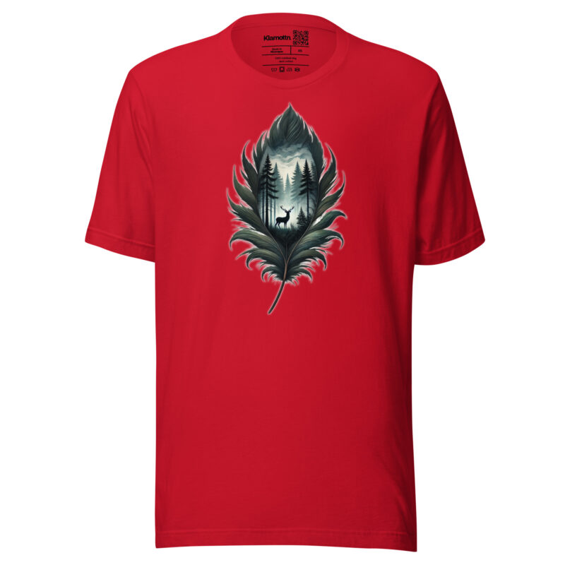 Magische Waldszene Unisex-T-Shirt