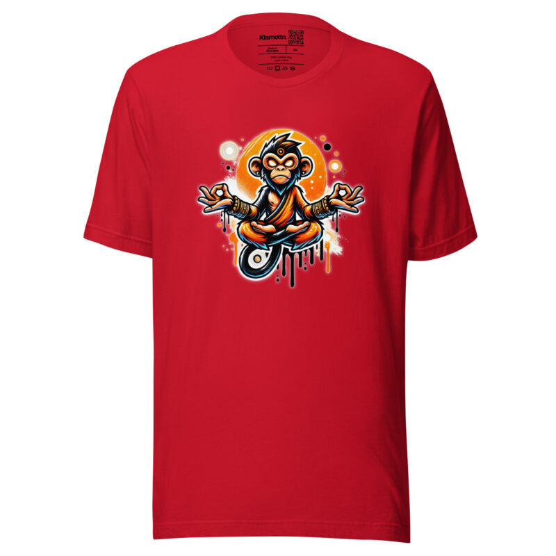Meditierender Affe Unisex-T-Shirt – T-Shirts – klamottn.de