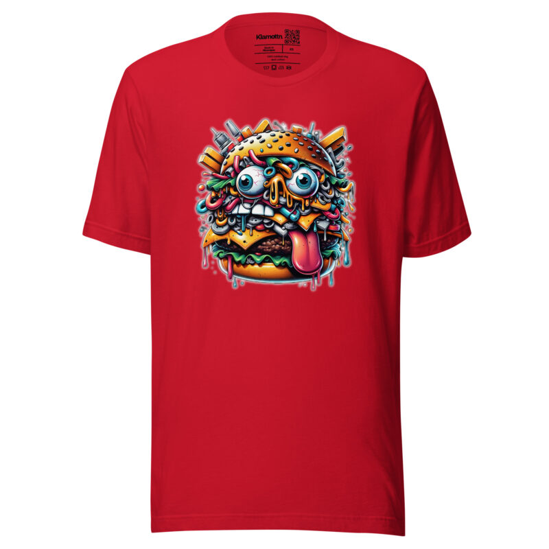Verrückter Burger Unisex-T-Shirt – T-Shirts – klamottn.de