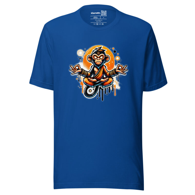 Meditierender Affe Unisex-T-Shirt – T-Shirts – klamottn.de