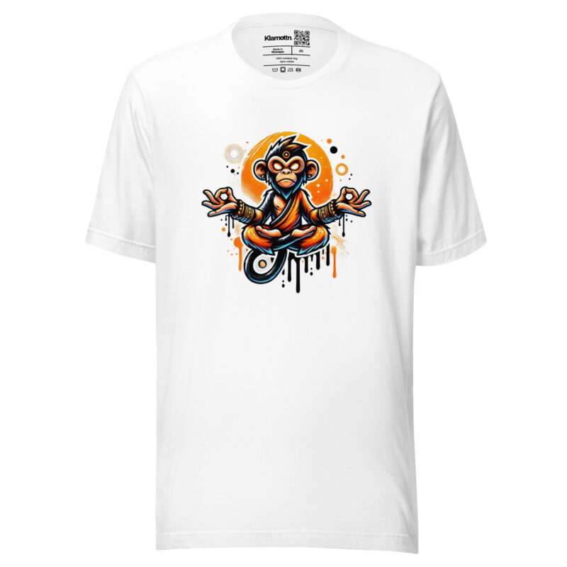 Meditierender Affe Unisex-T-Shirt – T-Shirts – klamottn.de