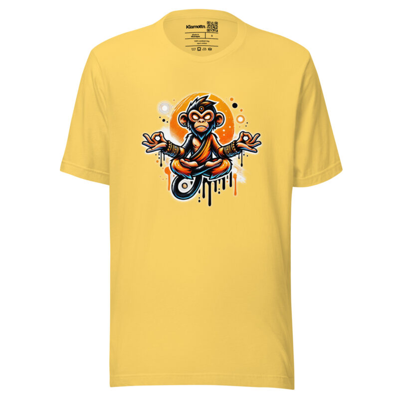 Meditierender Affe Unisex-T-Shirt – T-Shirts – klamottn.de