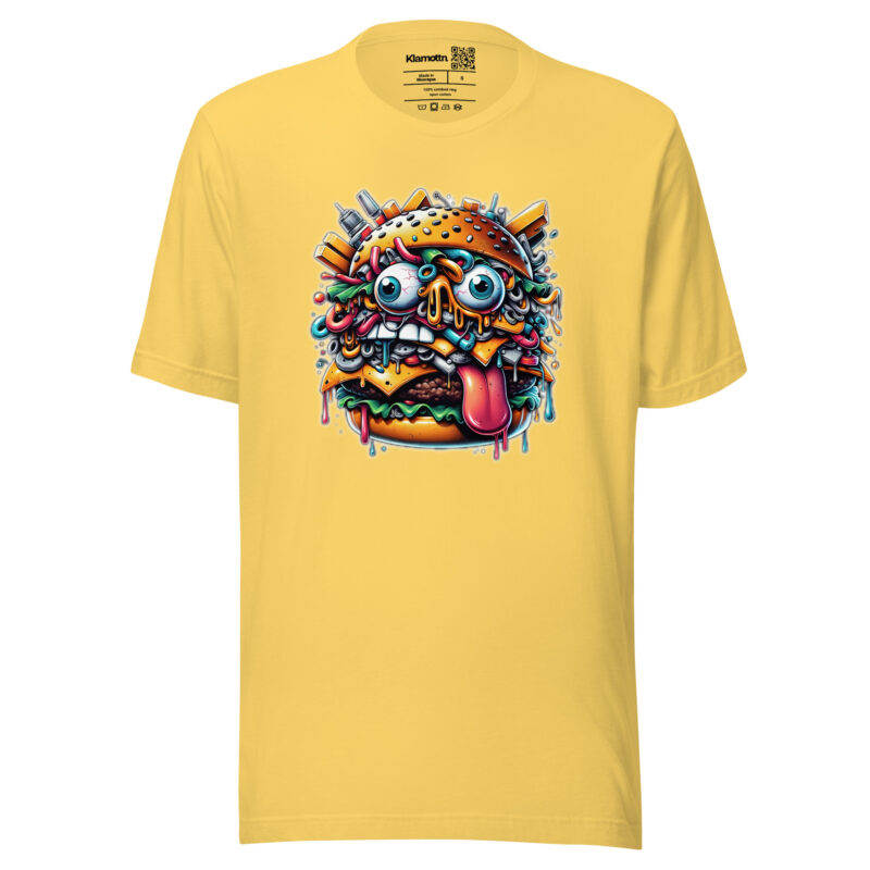 Verrückter Burger Unisex-T-Shirt – T-Shirts – klamottn.de