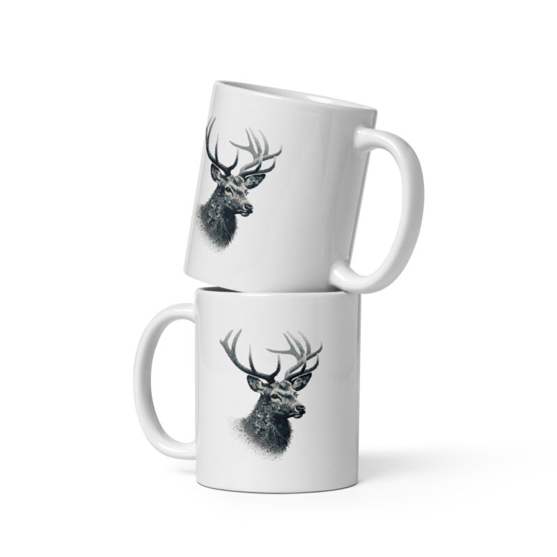 Majestätischer Hirsch im Mosaik-Stil Tasse – Home & Living – klamottn.de