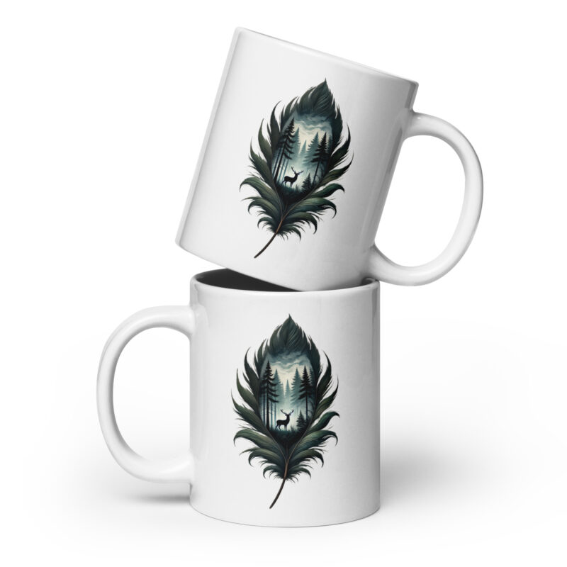 Magische Waldszene Tasse