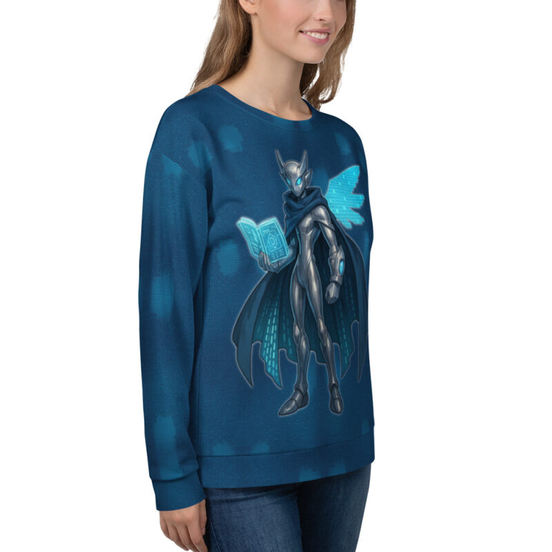 Digitaler Wächter des Wissens Unisex-Sweatshirt – Special Edition