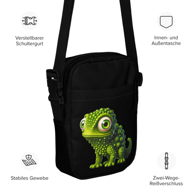 Knubbel-Kröti mit Kulleraugen Umhängetasche – Accessoires – klamottn.de