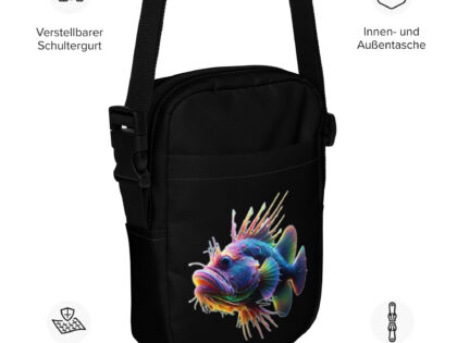 Neon-Stachel-Fisch Umhängetasche – Accessoires – klamottn.de Neon-Stachel-Fisch Umhängetasche – Accessoires – klamottn.de